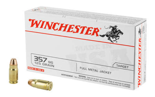 Ammunition Winchester Ammunition USA 357Sig WIN USA 357SIG 125GR FMJ 50/500